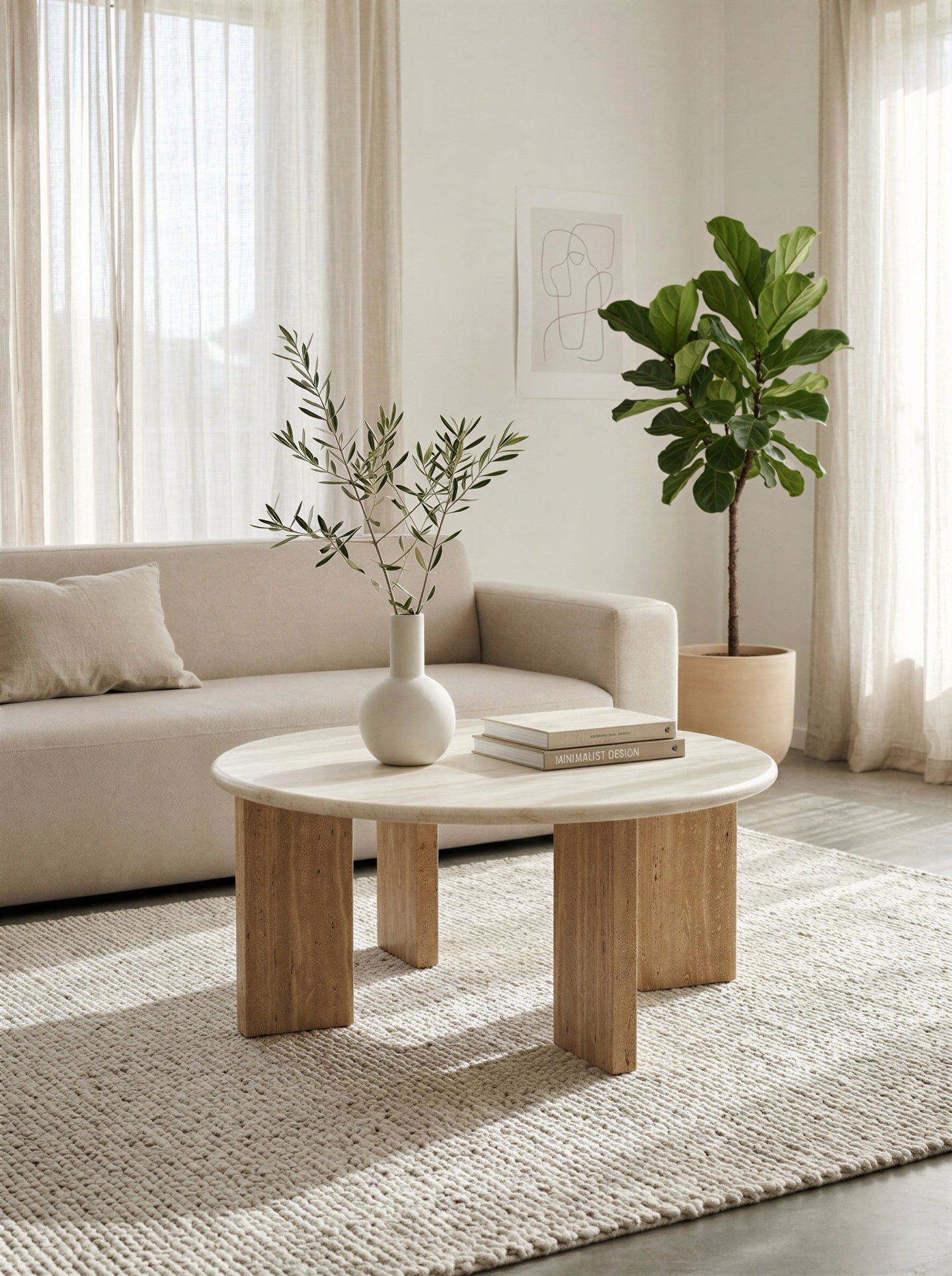 Mahoe Round Coffee Table - Image 4
