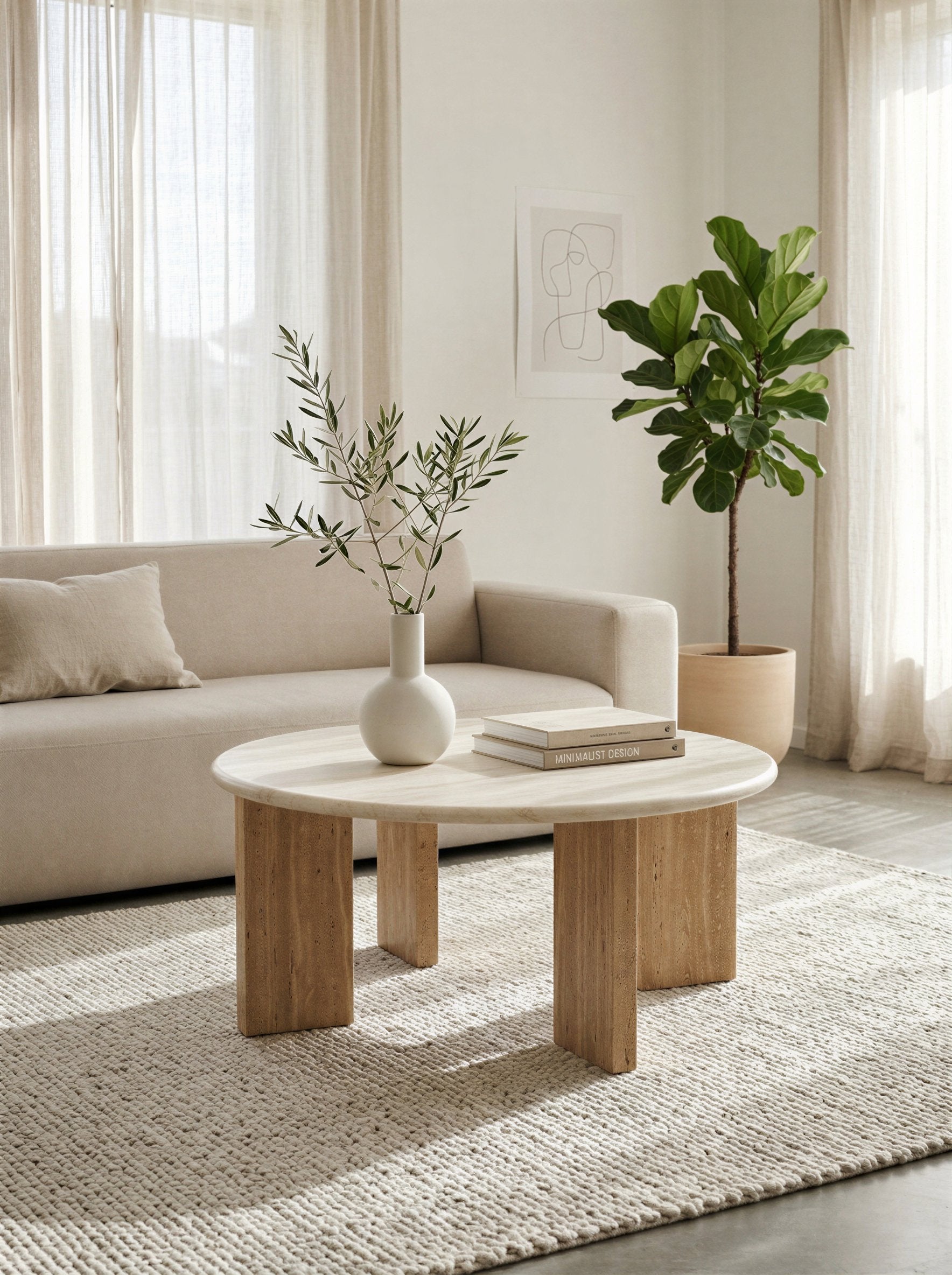 Mahoe Round Coffee Table - Image 4