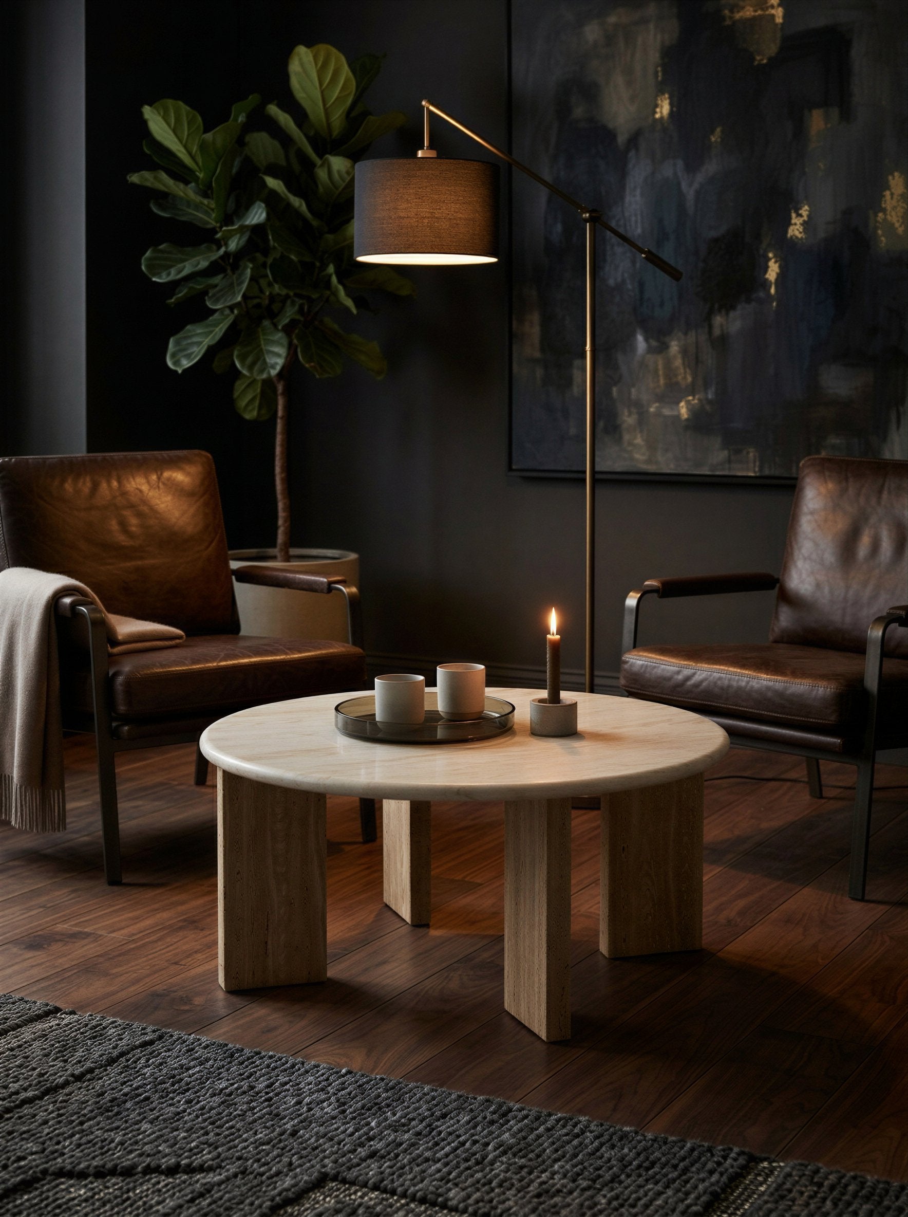 Mahoe Round Coffee Table - Image 5